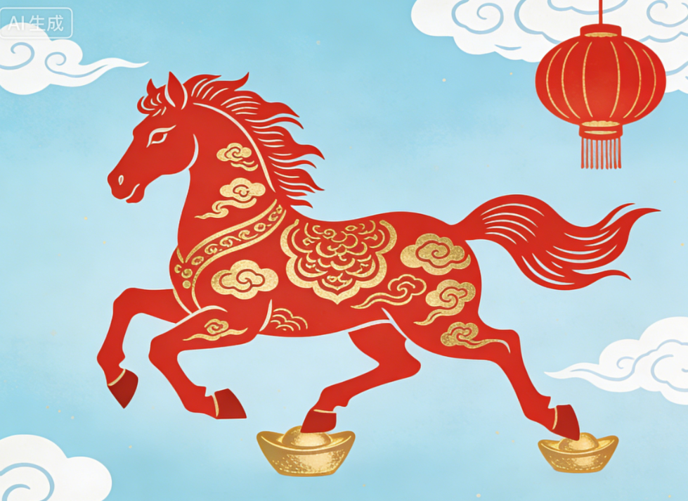 骏马蹄疾启新岁，齿健颜开迎新春